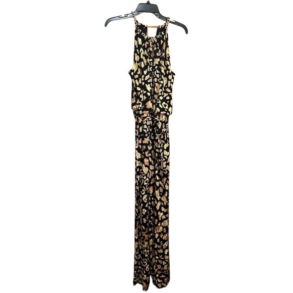 Thalia Sodi Fashion Animal Print Jumpsuit Size M - Picture 4 of 7